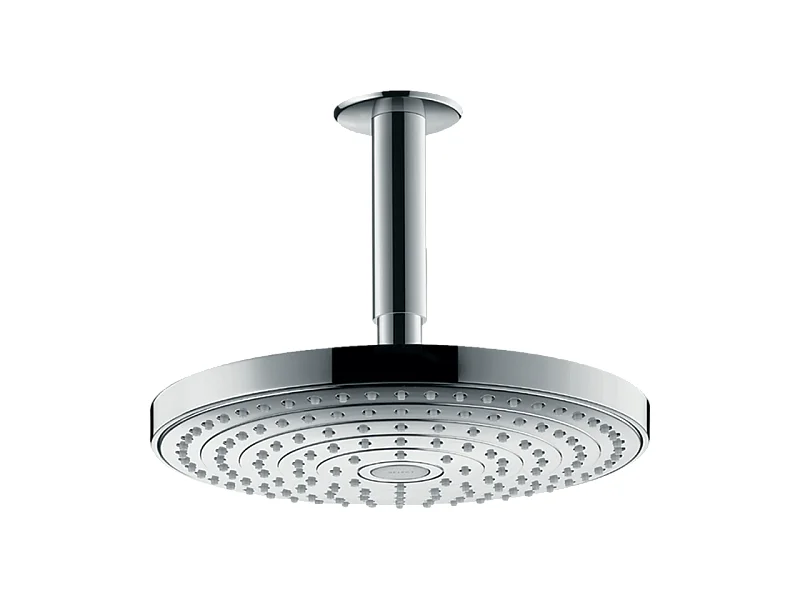 HANSGROHE Douche de tête Raindance Select S 240 2 jets EcoSmart 9 l min avec raccord au plafond chromé