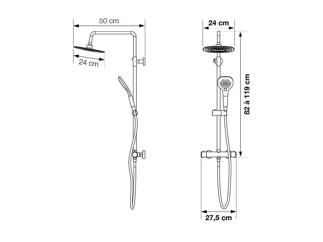 Kinedo - Colonne de douche Aquafactory