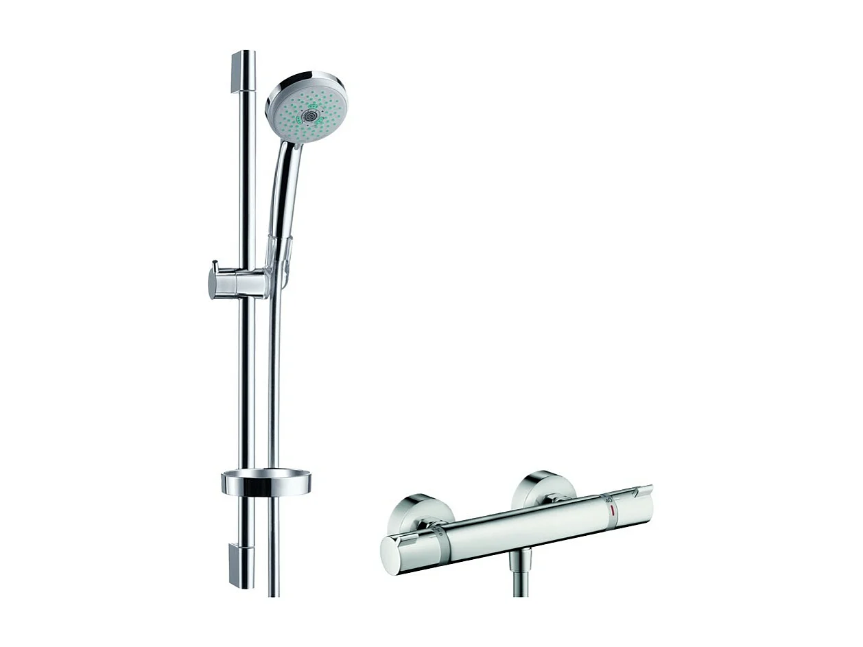 HANSGROHE Combi Multi avec barre 65 cm Ecostat Comfort chromé