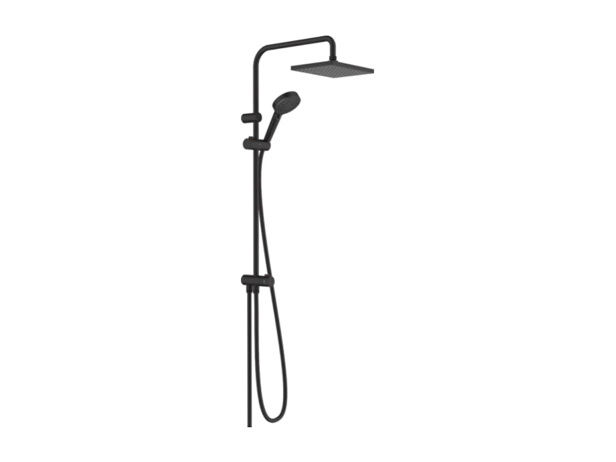 Colonne de douche ou bain douche sans mitigeur HANSGROHE Vernis Shape 230 noir mat