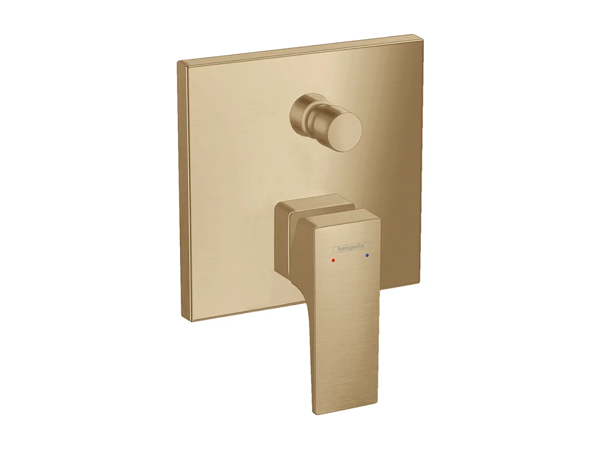 HANSGROHE Façade Metropol mitigeur bain douche encastré Bronze brossé avec corps encastré et outil