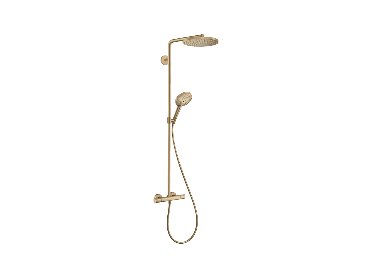 Colonne de douche thermostatique HANSGROHE Raindance Select S 240 bronze brossé