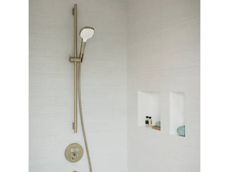 HANSGROHE Façade ShowerSelect S pour mitigeur thermostatique encastré bronze brossé