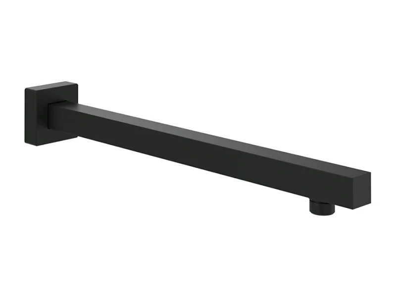 Bras mural pour douche de tête VILLEROY ET BOCH Universal rectangle Noir mat