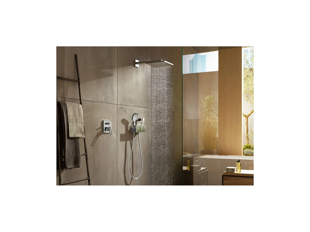 Mezclador empotrable para fachada baño-ducha 2 salidas HANSGROHE Metropol soporte tirador cromo