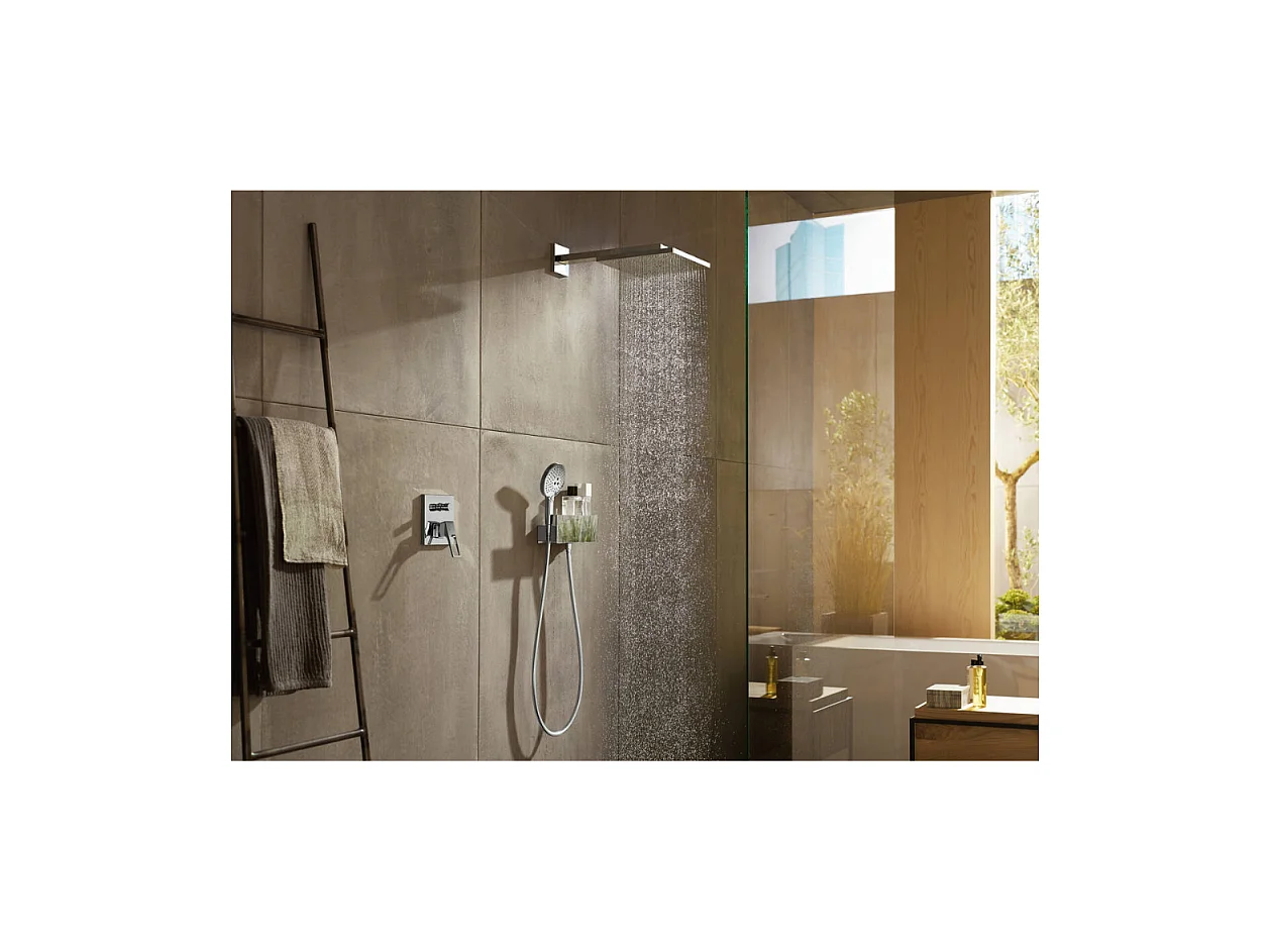 Mezclador empotrable para fachada baño-ducha 2 salidas HANSGROHE Metropol soporte tirador cromo