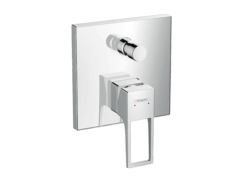 Mezclador empotrable para fachada baño-ducha 2 salidas HANSGROHE Metropol soporte tirador cromo