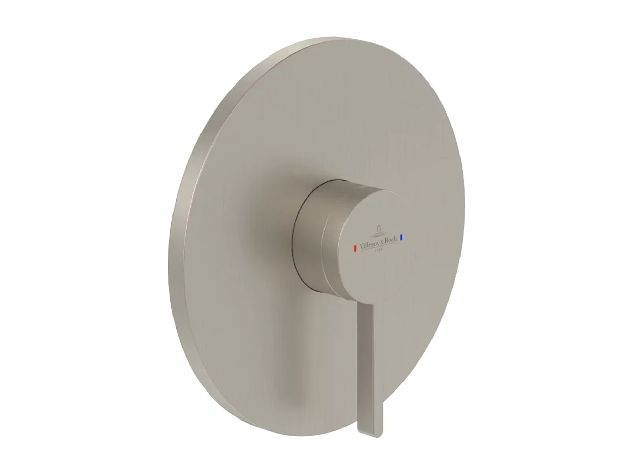 Mitigeur mécanique encastré VILLEROY ET BOCH Dawn Brushed Nickel Matt