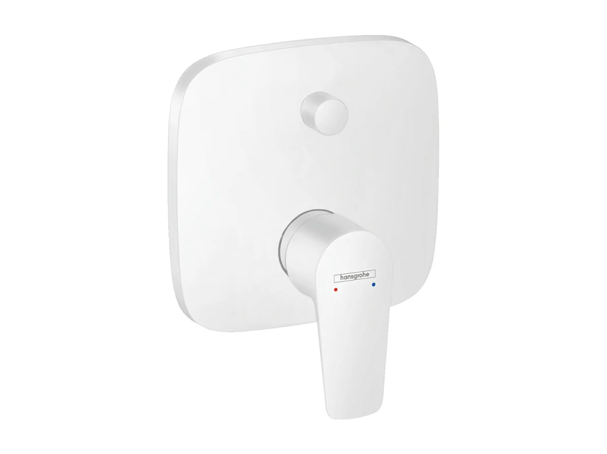 HANSGROHE Façade Talis E pour mitigeur bain douche encastré Blanc mat avec corps encastré