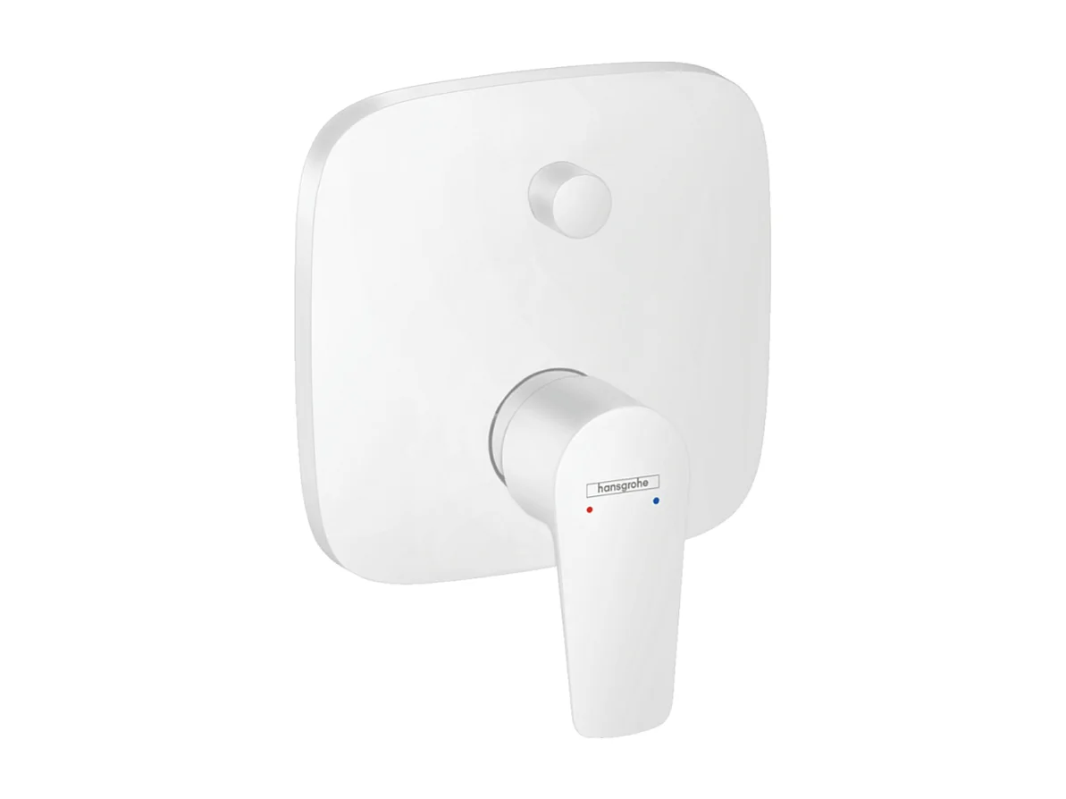 HANSGROHE Façade Talis E pour mitigeur bain douche encastré Blanc mat avec corps encastré