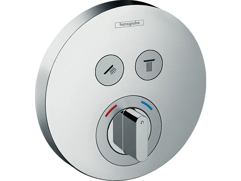 HANSGROHE Front for ShowerSelect S mezclador mecánico empotrado con 2 funciones cromado