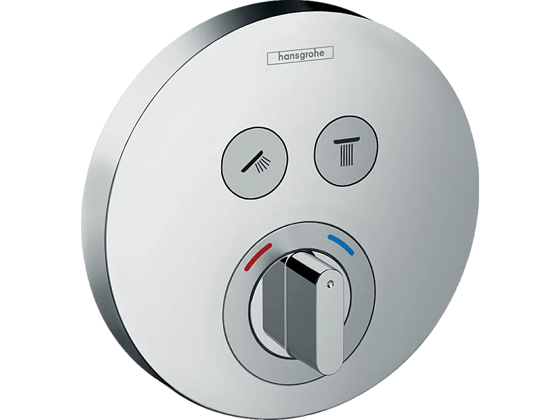 HANSGROHE Front for ShowerSelect S mezclador mecánico empotrado con 2 funciones cromado