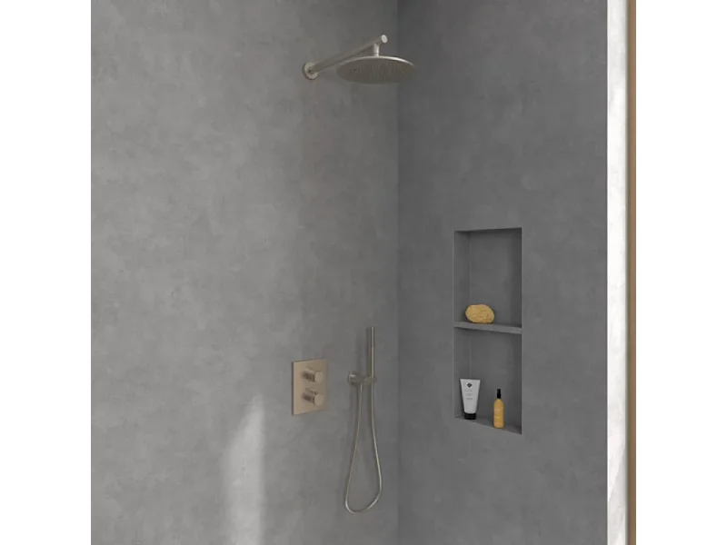 Douche de tête VILLEROY ET BOCH Universal ronde Brushed Nickel Matt