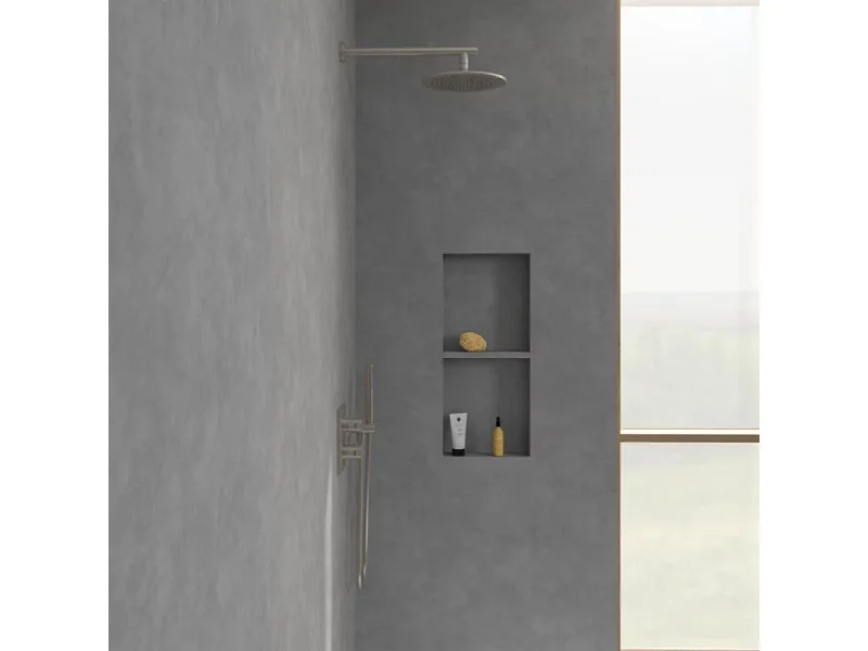 Douche de tête VILLEROY ET BOCH Universal ronde Brushed Nickel Matt