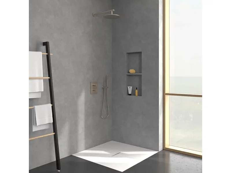 Douche de tête VILLEROY ET BOCH Universal ronde Brushed Nickel Matt