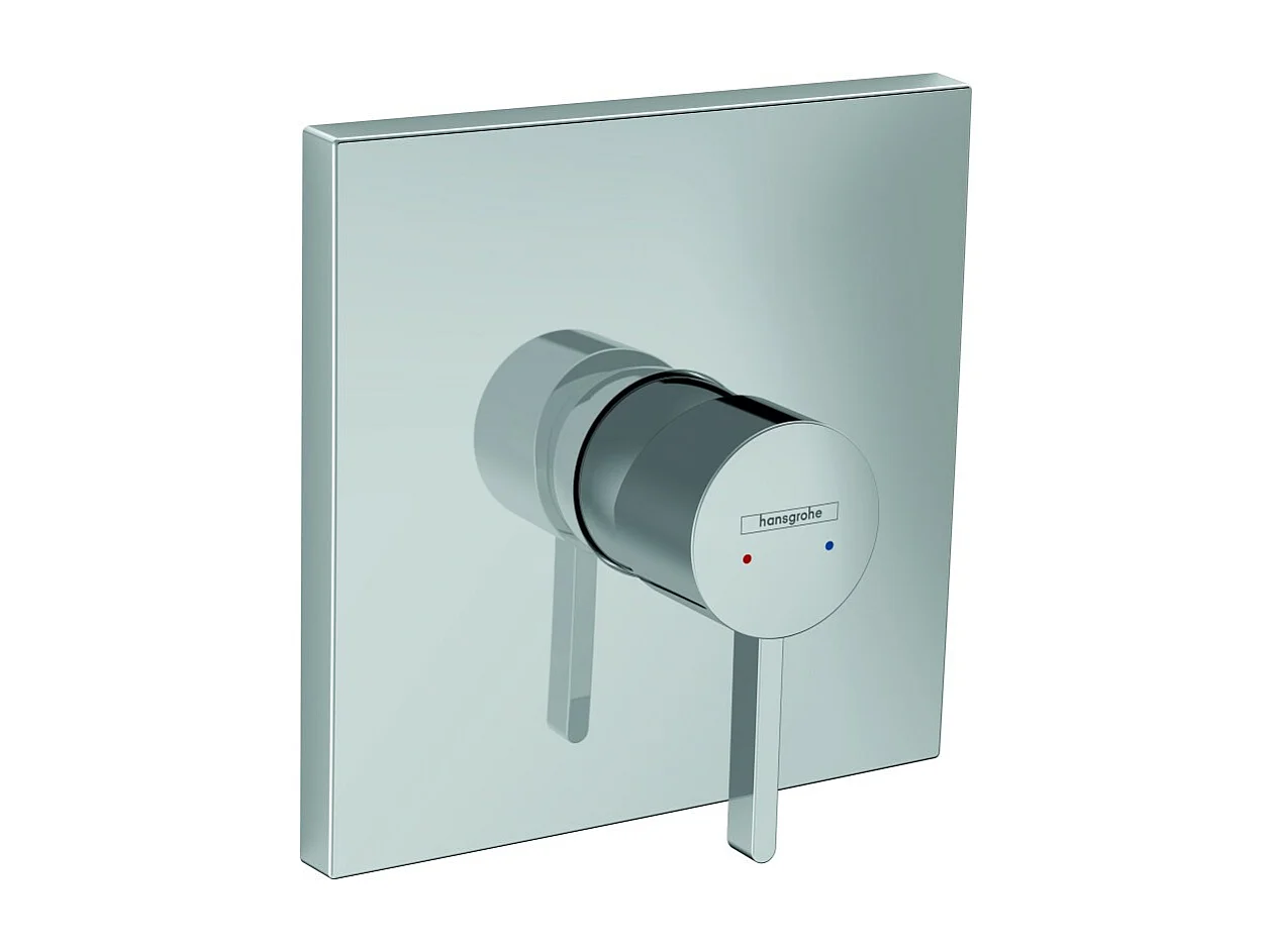 Façade robinet encastré mécanique HANSGROHE Finoris Chromé + Corps encastré universel iBox + Outil d'aide au montage