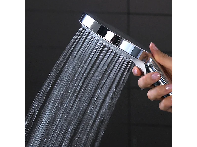 Colonne de douche thermostatique HANSGROHE Raindance Select E 300 3 jets avec mitigeur 30 cm blanc et chromé