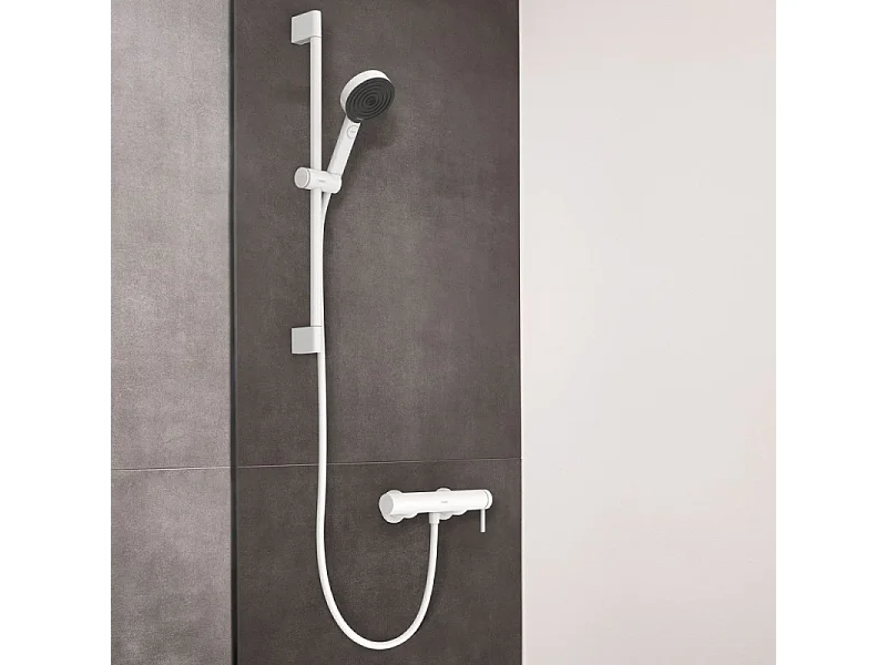 Mitigeur douche mécanique HANSGROHE Finoris blanc mat