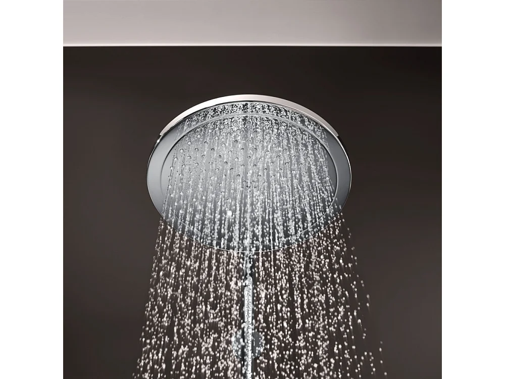 Colonne de douche mécanique HANSGROHE Croma Select S 280 chromé + tablette AddStoris