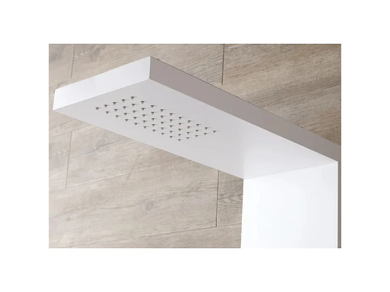 Colonne de douche thermostatique KINEDO Aquastyle blanc mat