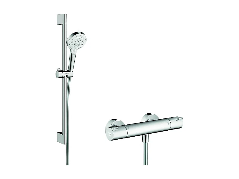 HANSGROHE Vario combinación de ducha con barra 65 cm Ecostat 1001 CL blanco cromo