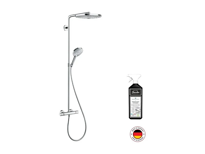 Colonne de douche HANSGROHE Raindance Select S 300 2 jets avec mitigeur thermostatique + nettoyant