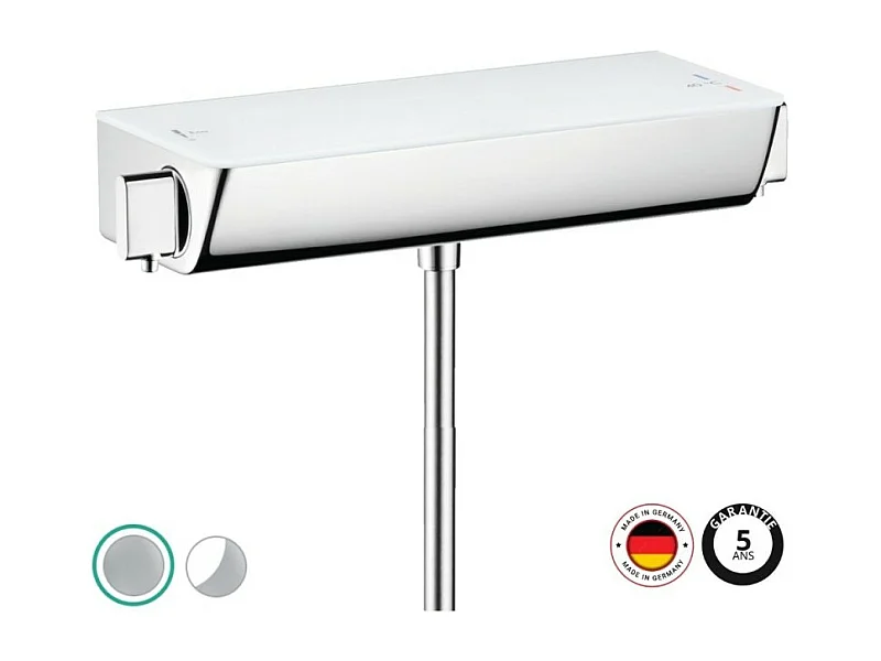 HANSGROHE Ecostat Select mezclador termostático de ducha cromo blanco