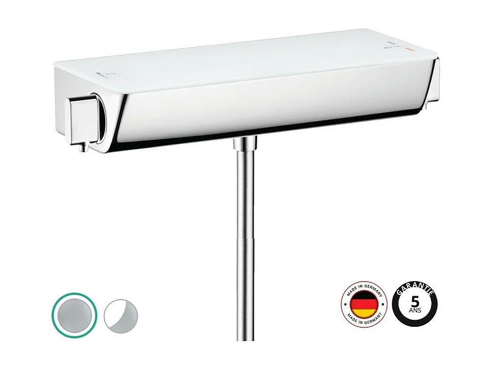 HANSGROHE Ecostat Select mezclador termostático de ducha cromo blanco