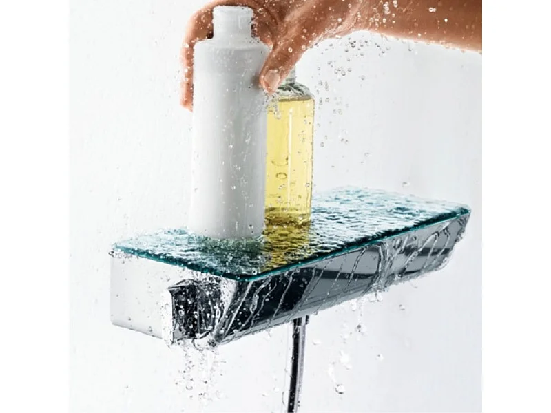 Mitigeur douche thermostatique HANSGROHE Ecostat Select blanc chromé