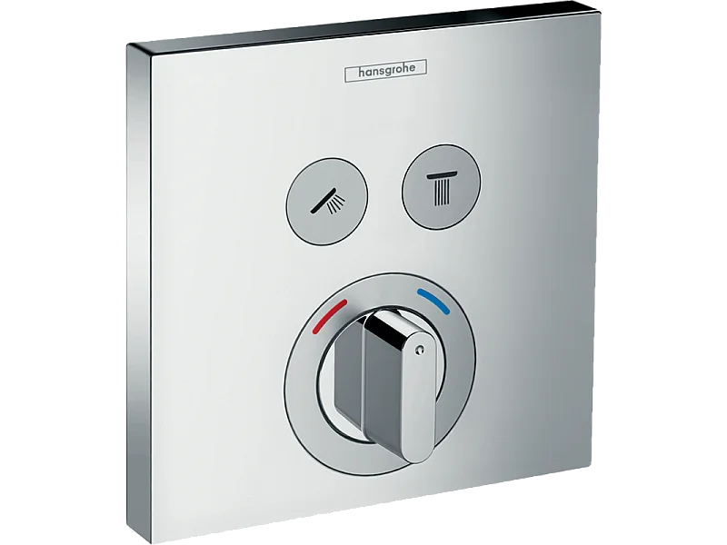 HANSGROHE Front for ShowerSelect mezclador mecánico empotrado con 2 funciones cromado
