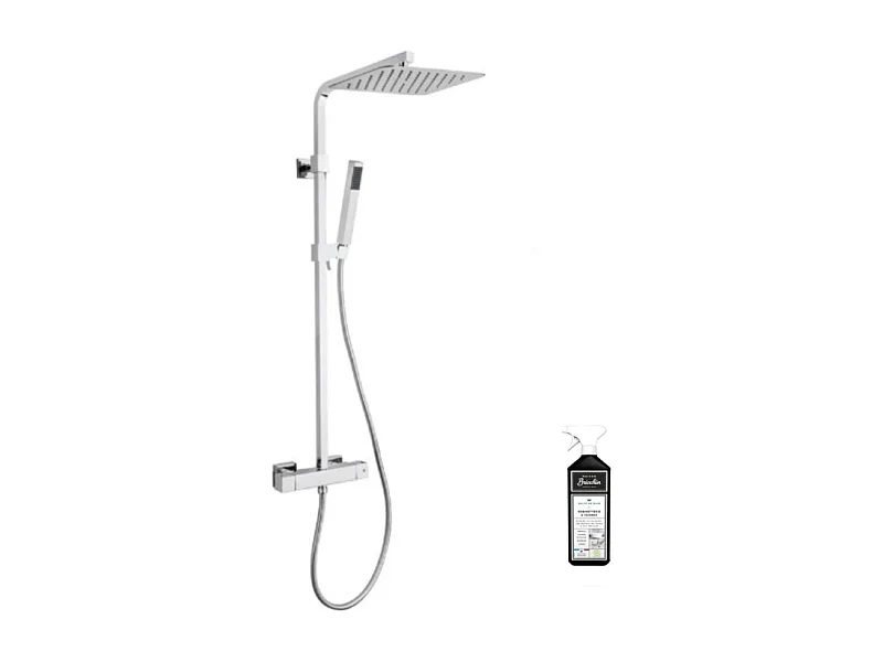 Colonne de douche PAINI Tank 250 + nettoyant Briochin