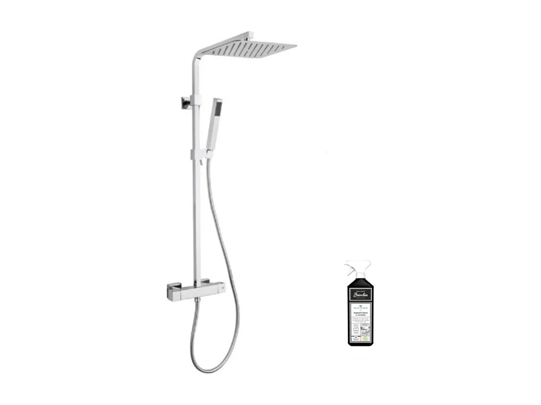 Colonne de douche PAINI Tank 250 + nettoyant Briochin