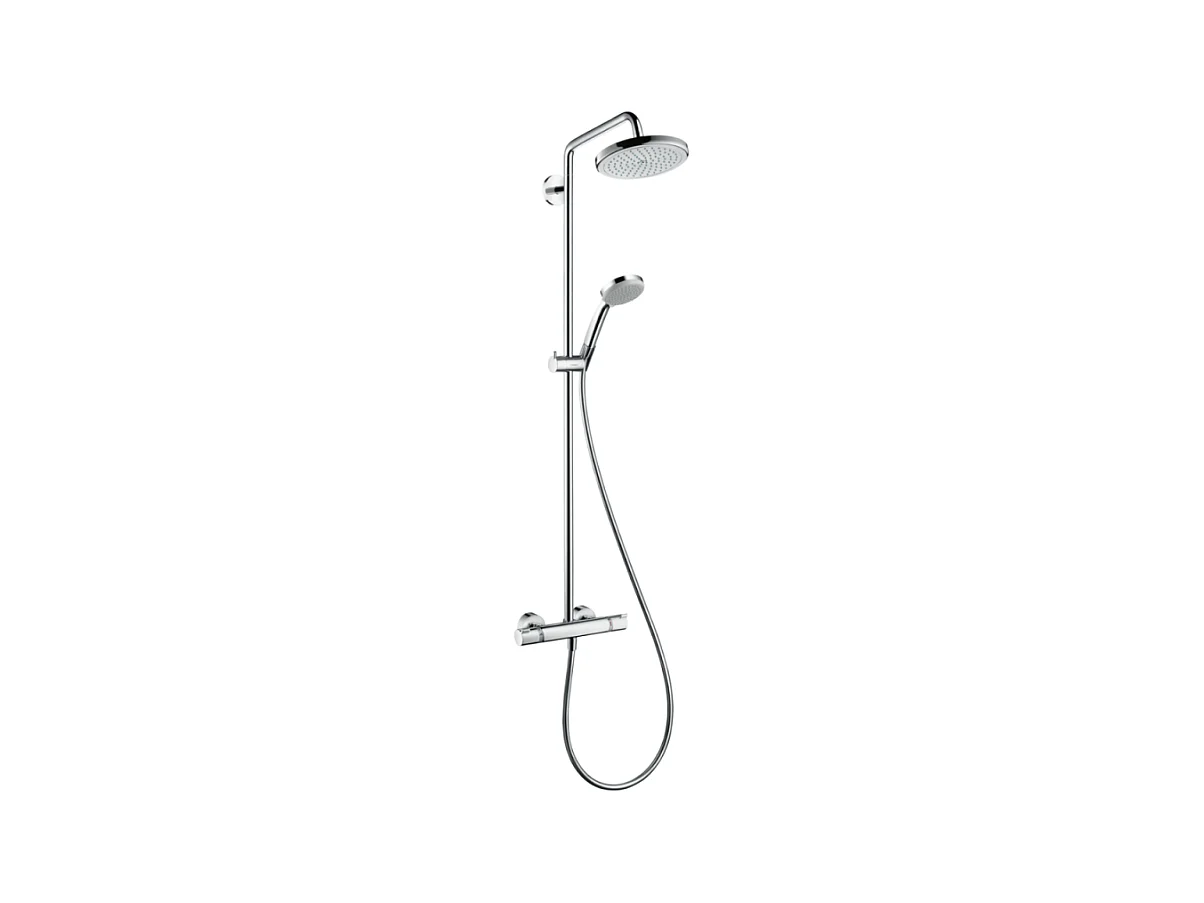 Colonne de douche thermostatique HANSGROHE Croma 220 chromé