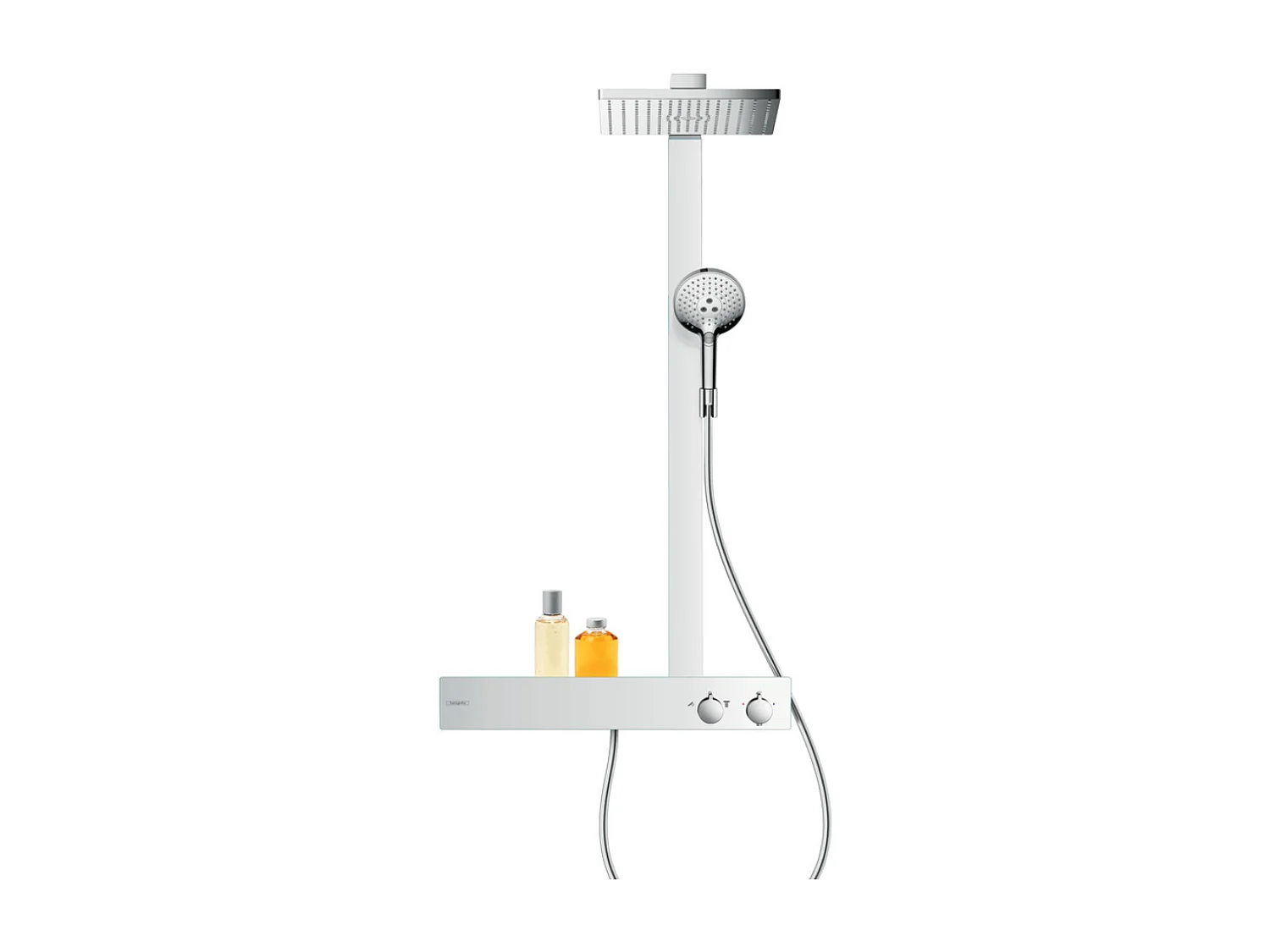 Colonne de douche thermostatique HANSGROHE Raindance E 300 avec mitigeur 60 cm chromé