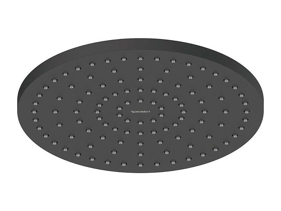 DURAVIT Cabeza de ducha universal 25 cm negro mate