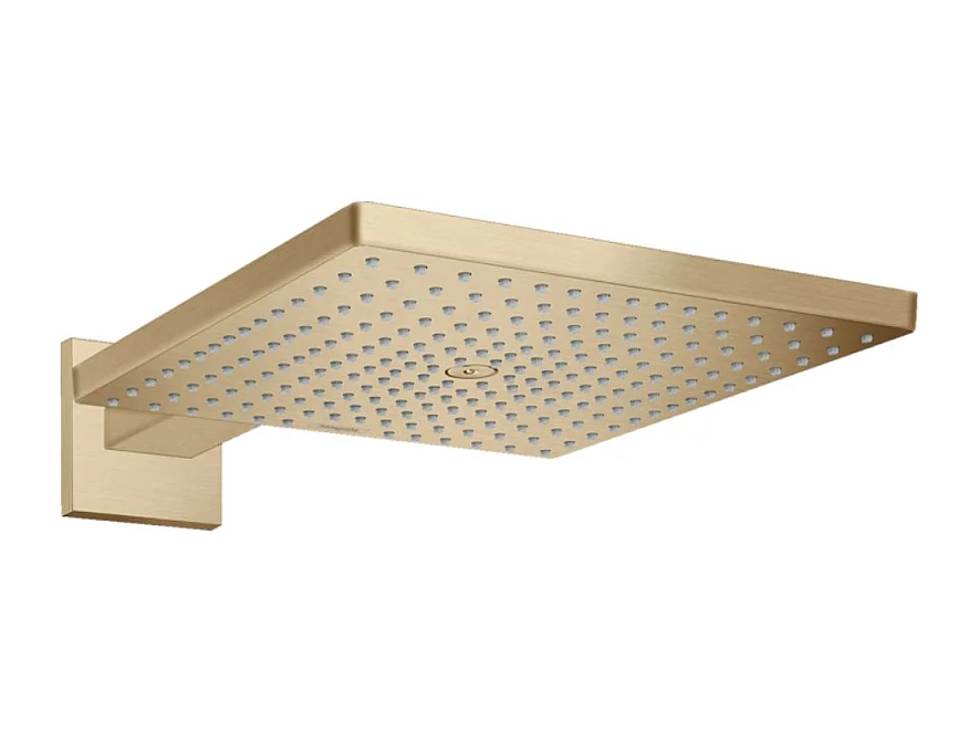 HANSGROHE Raindance E ducha fija, 1 chorro con brazo de ducha de bronce cepillado