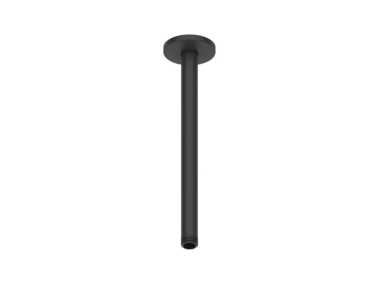 Bras de douche plafond DURAVIT Universal 30 cm noir mat