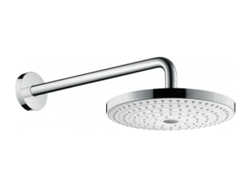 HANSGROHE Douche de tête Raindance Select S 240 2 jets avec bras de douche blanc chromé
