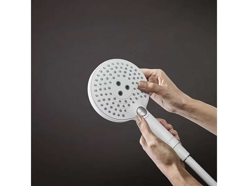 Colonne de douche thermostatique HANSGROHE Raindance Select S 240 blanc mat