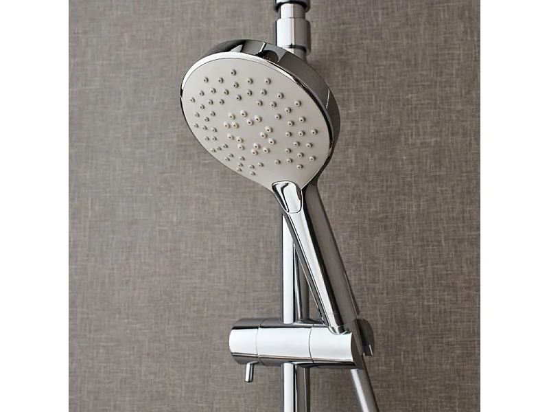 Colonne douche thermostatique JACOB DELAFON Metro 3 jets, économie d'eau, chromé