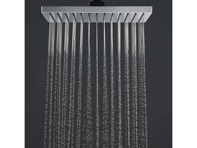 Colonne de douche ou bain douche sans mitigeur HANSGROHE Vernis Shape 230 EcoSmart noir mat + nettoyant Briochin