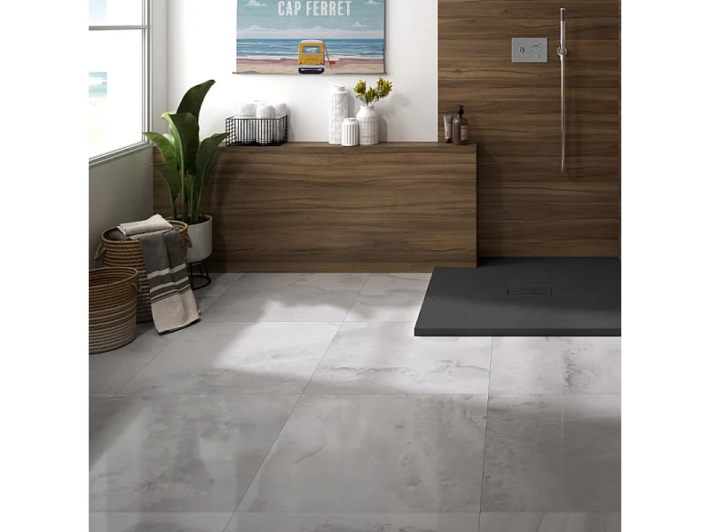 KINEDO Receveur 100 x 90 Kinerock evo biolex rectangle noir