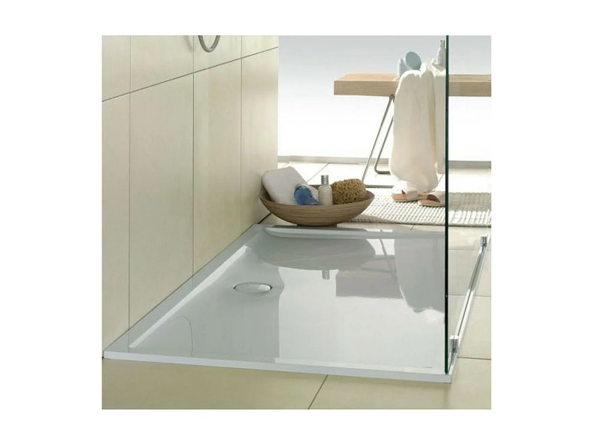 Receveur antidérapant 140 x 90 VILLEROY ET BOCH Futurion à encastrer acrylique rectangle blanc