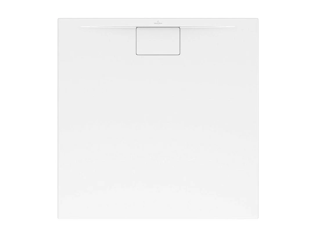 Receveur antidérapant 140 x 90 VILLEROY ET BOCH Architectura Metalrim acrylique rectangle edelweiss