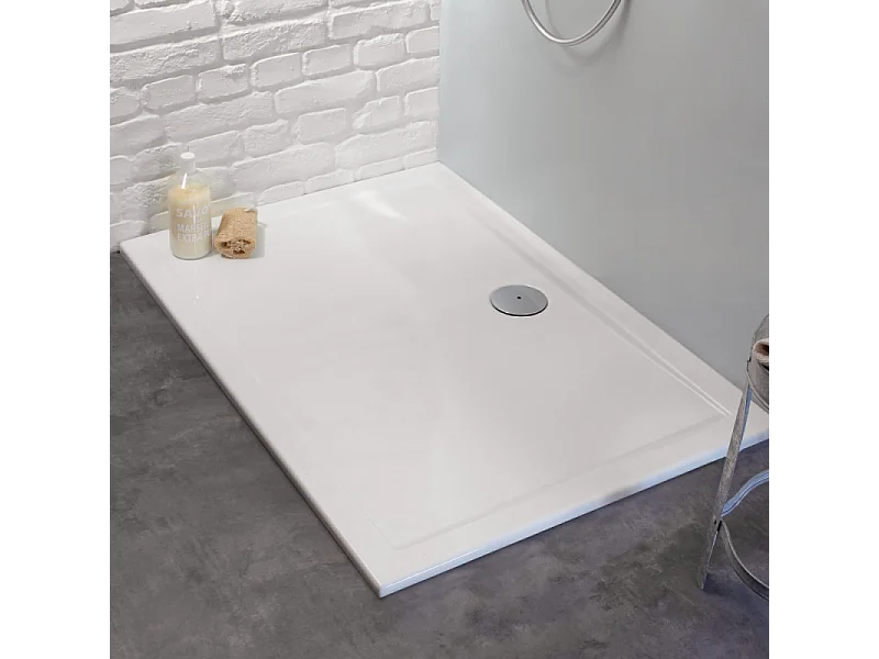 Receveur de douche 120 x 80 JACOB DELAFON Gaspard extra-plat céramique