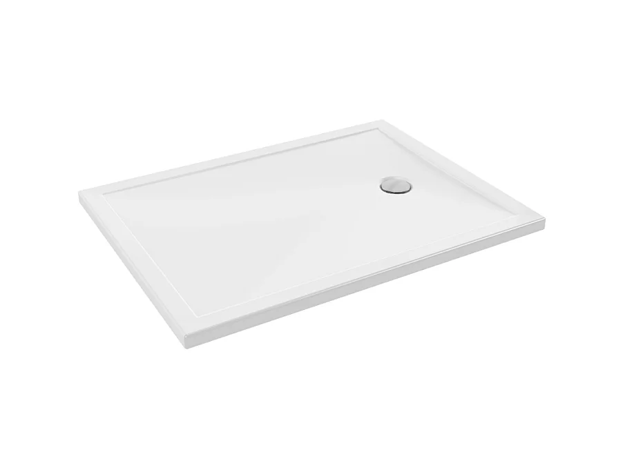 Receveur de douche 120 x 90 JACOB DELAFON Gaspard extra-plat céramique bonde à droite