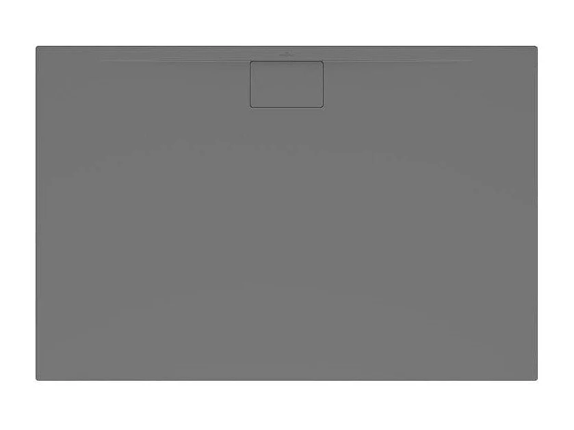 Receveur antidérapant 180 x 90 x 4,8 VILLEROY ET BOCH Architectura Metalrim acrylique rectangle gris anthracite