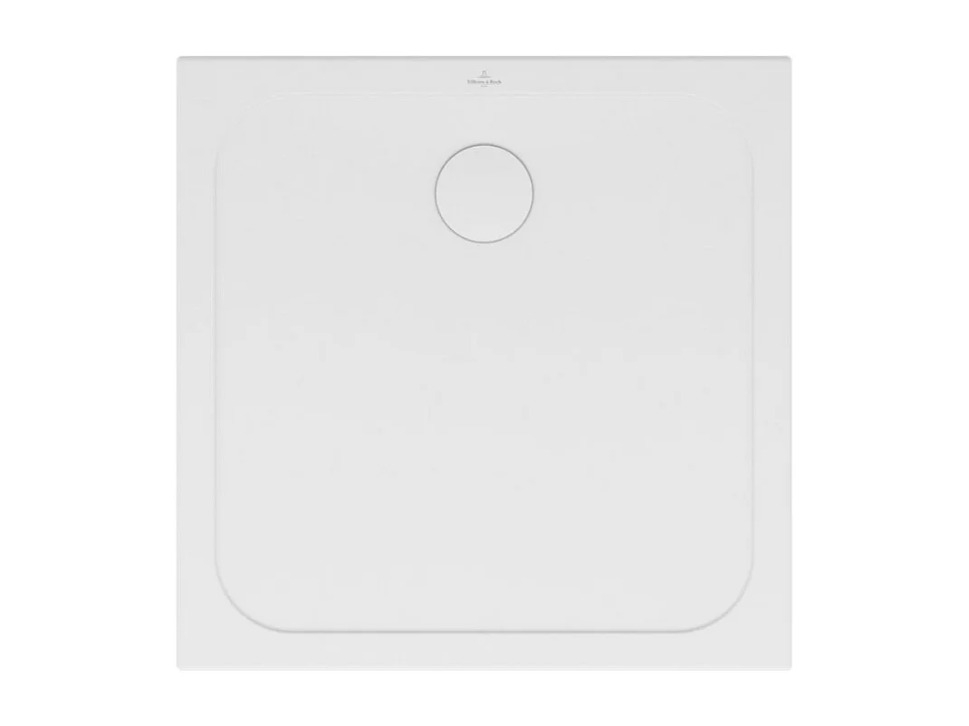 Receveur de douche antidérapant 80 x 80 VILLEROY ET BOCH Lifetime Plus céramique blanc