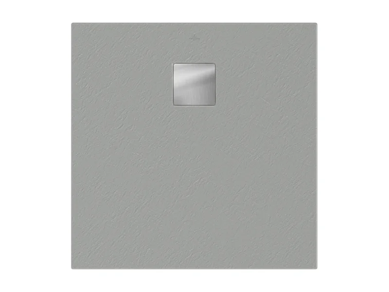 Receveur 80 x 80 VILLEROY ET BOCH Planeo acrylique carré nature gris