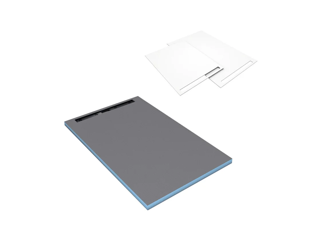 Receveur douche italienne 120 x 90 cm Wedi Fundo Top Riolito Neo - Blanc